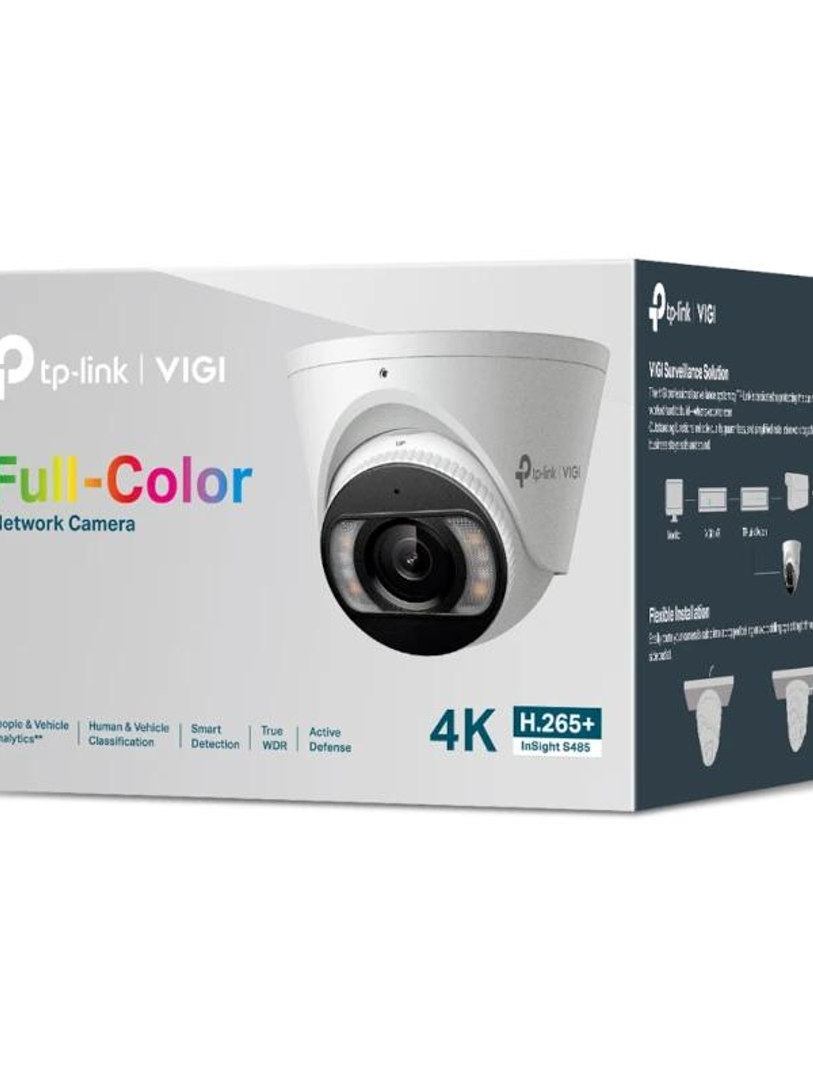 VIGI S485(2.8mm) Cámara NW Turret 8MP Full-Color 4