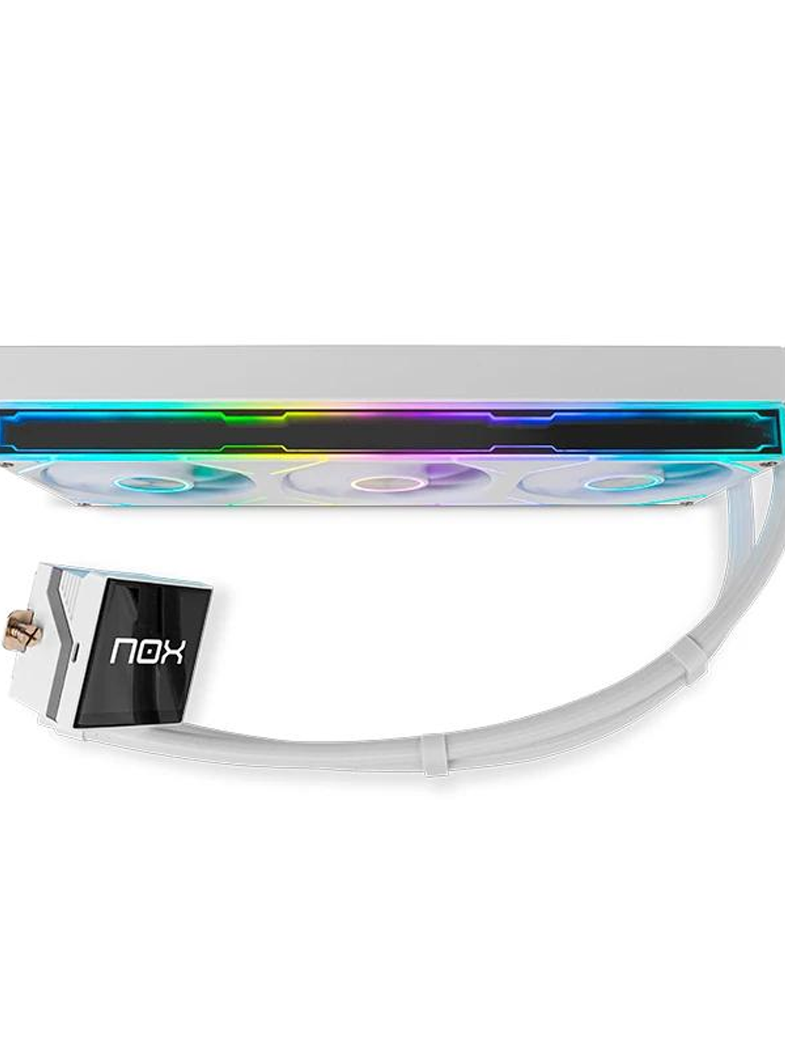 Nox Vent. HUMMER M-360 LCD Kit RL Mag ARGB Blanco 2