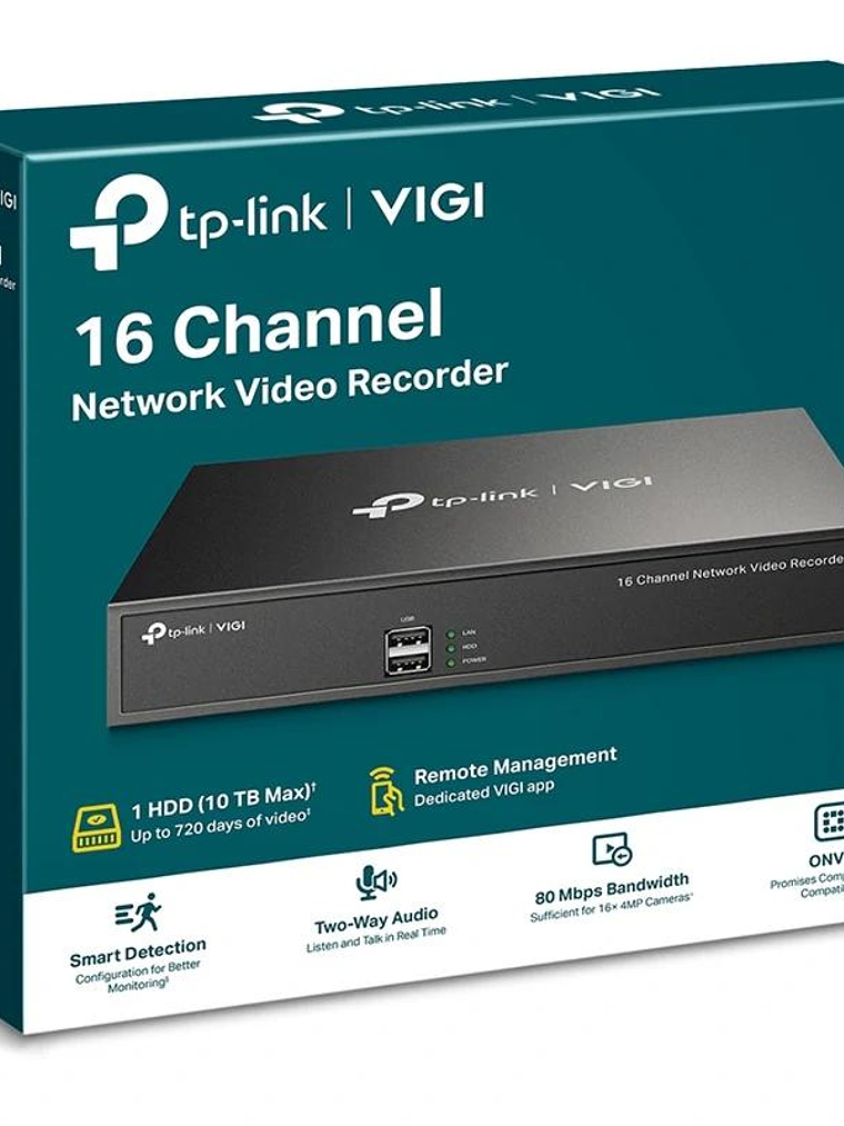 VIGI NVR1016H Grabador IP Rack 01 HDD 16 Canales 3
