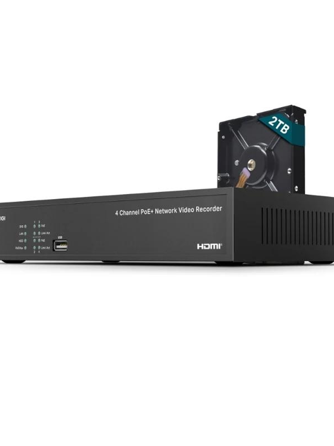 VIGI Grabador IP NVR1004H-4P-2TB Rack 01 HDD 04 C 1