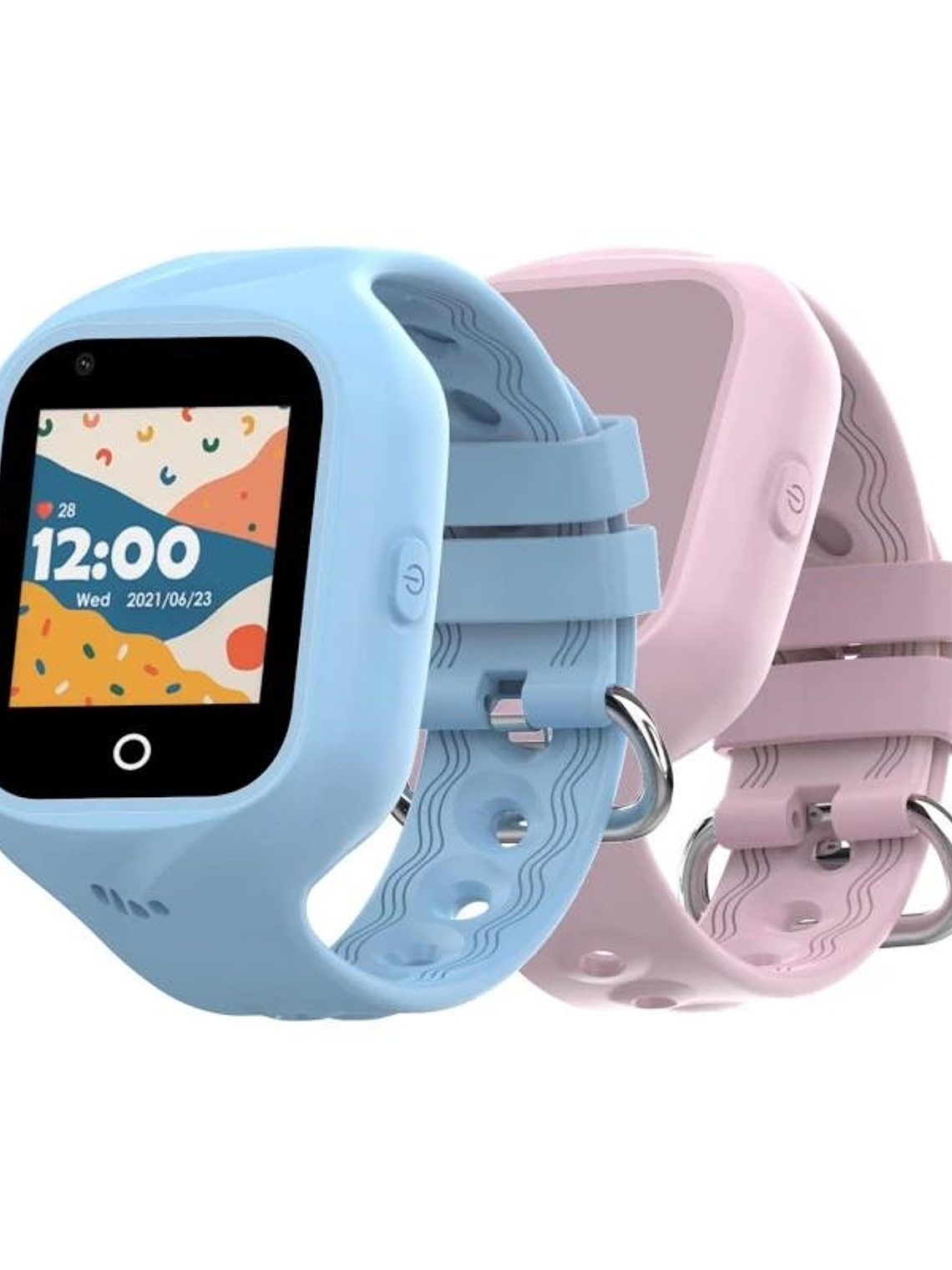 Celly Smartwatch Kids 4G 2 Correas Azul y Rosa 1