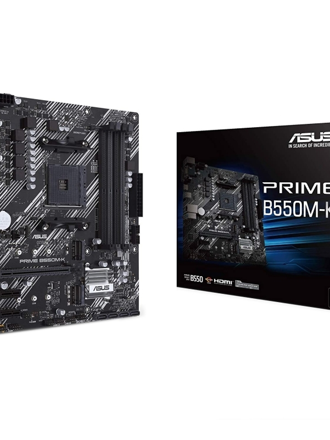 ASUS Placa Base PRIME B550M-K mATX AM4 1