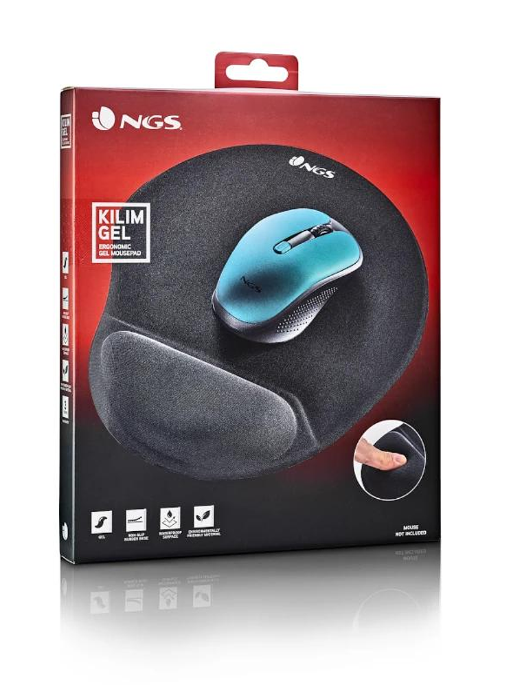 NGS Alfombrilla Ergonomica Gel con soporte 4