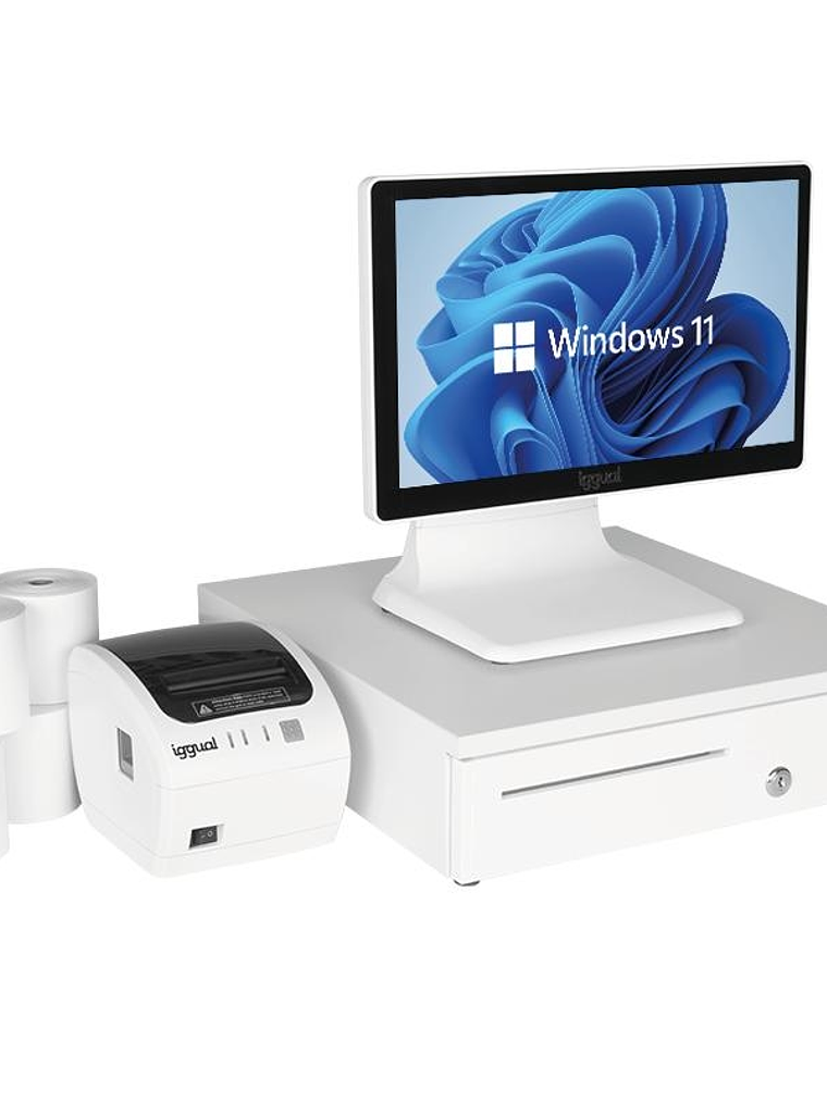 Pack TPV blanco 15,6