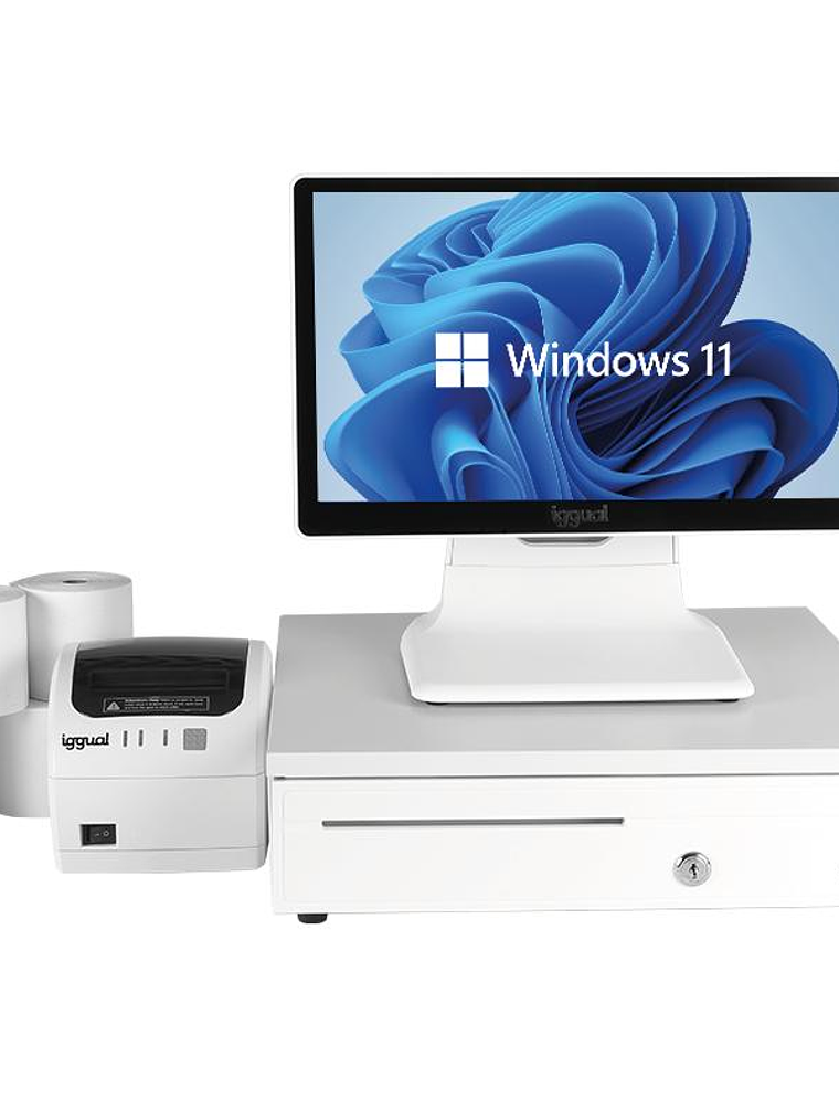 Pack TPV blanco 15,6