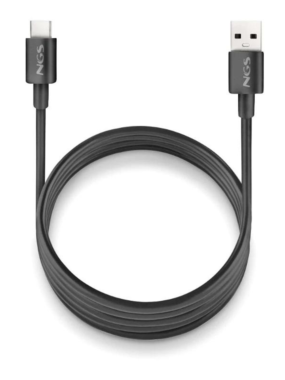 NGS CABLE CARGA RAPIDA USB-A A USB-C 1M NEGRO 1