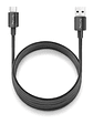 NGS CABLE CARGA RAPIDA USB-A A USB-C 1M NEGRO - Miniatura 1