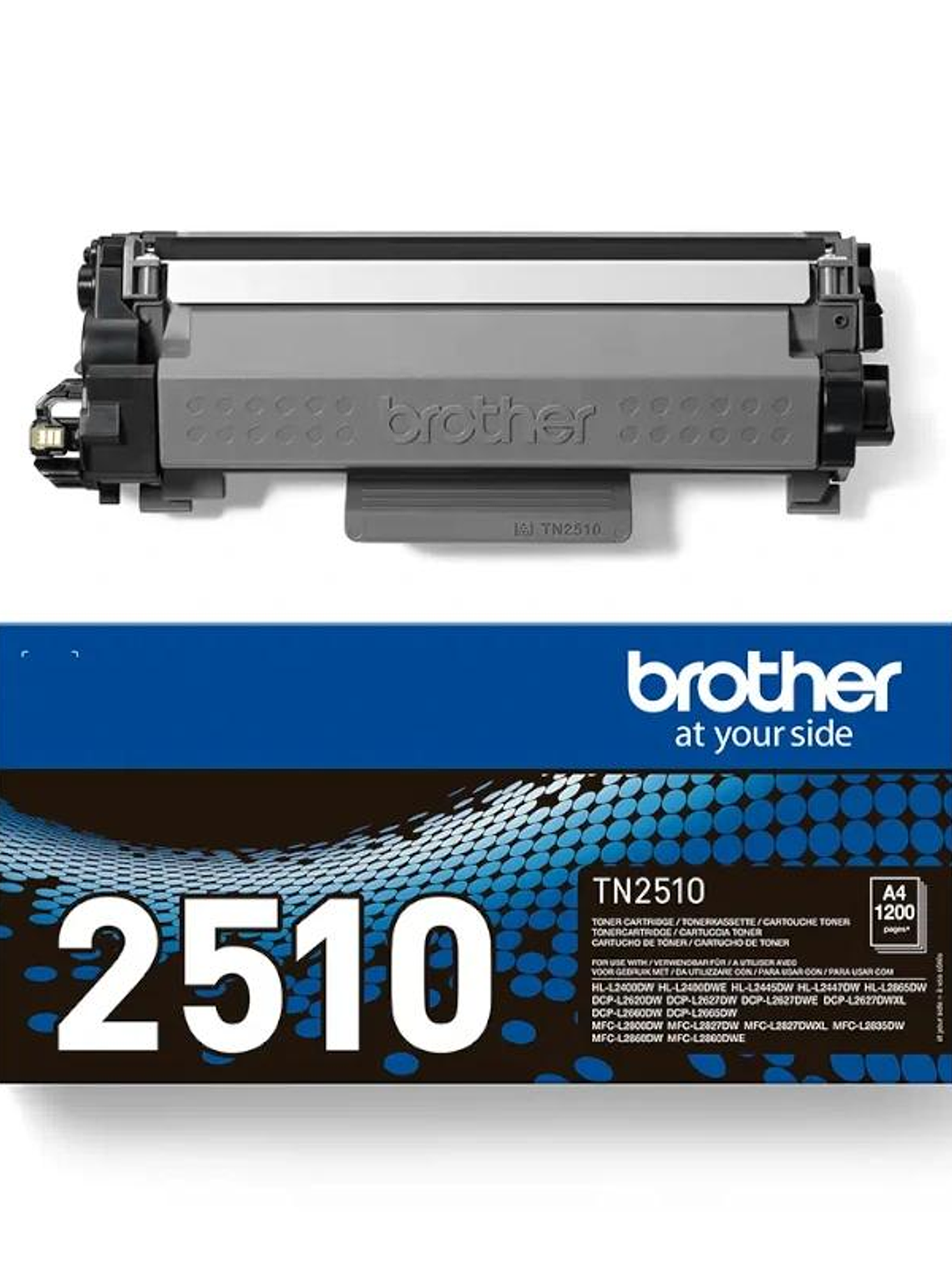 Brother Tóner TN2510 Negro 3