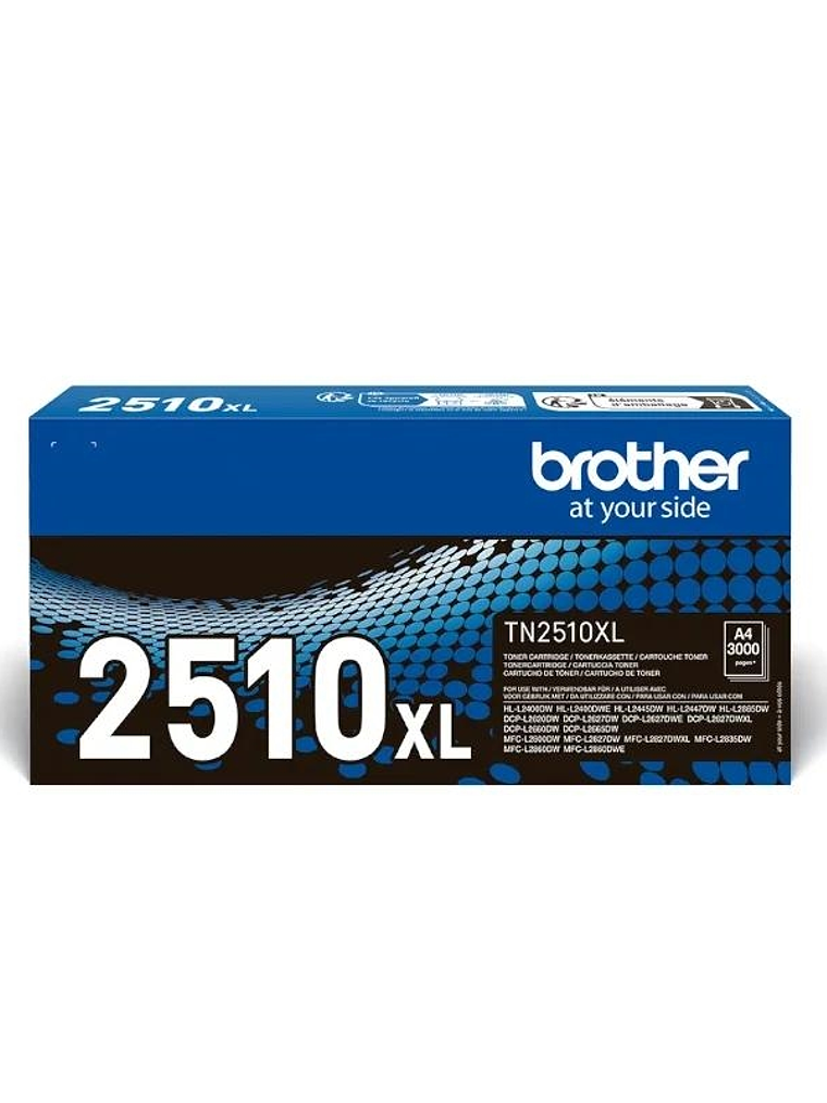 Brother Tóner TN2510XL Negro 1