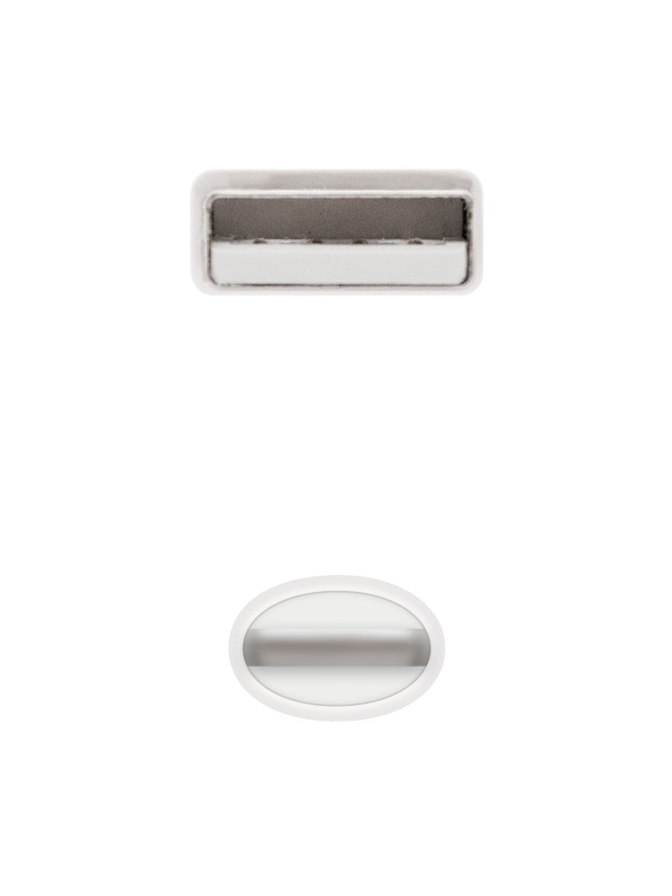 Nanocable Cable de datos/carga LIGHTNING/USB 1 M 3