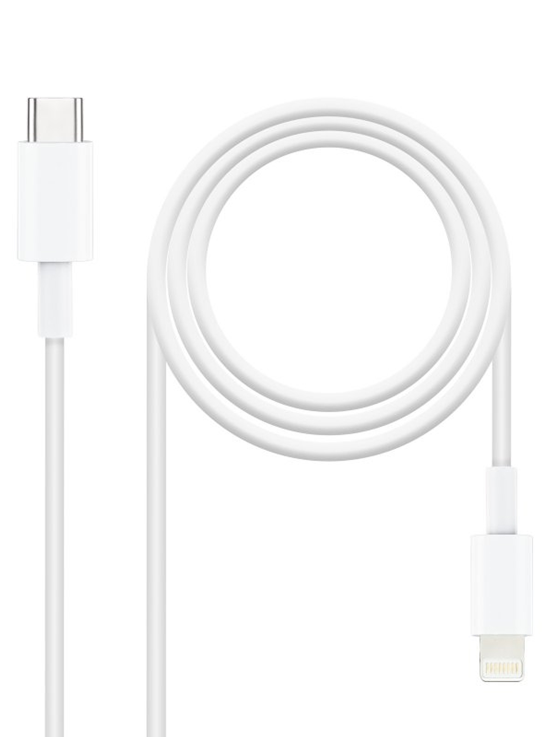 Nanocable Cable Lightning a USB-C 1 metro 1