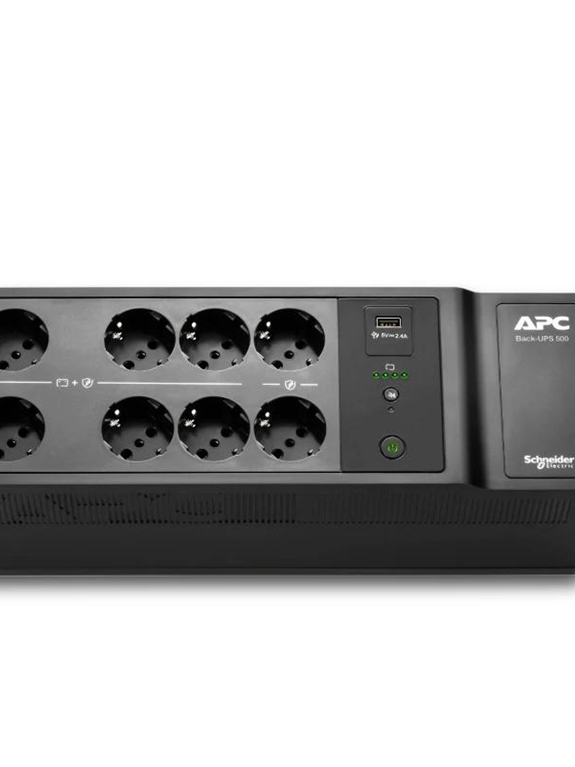 APC Back-UPS  500VA/300W 8 Schuko 1 USB A 2