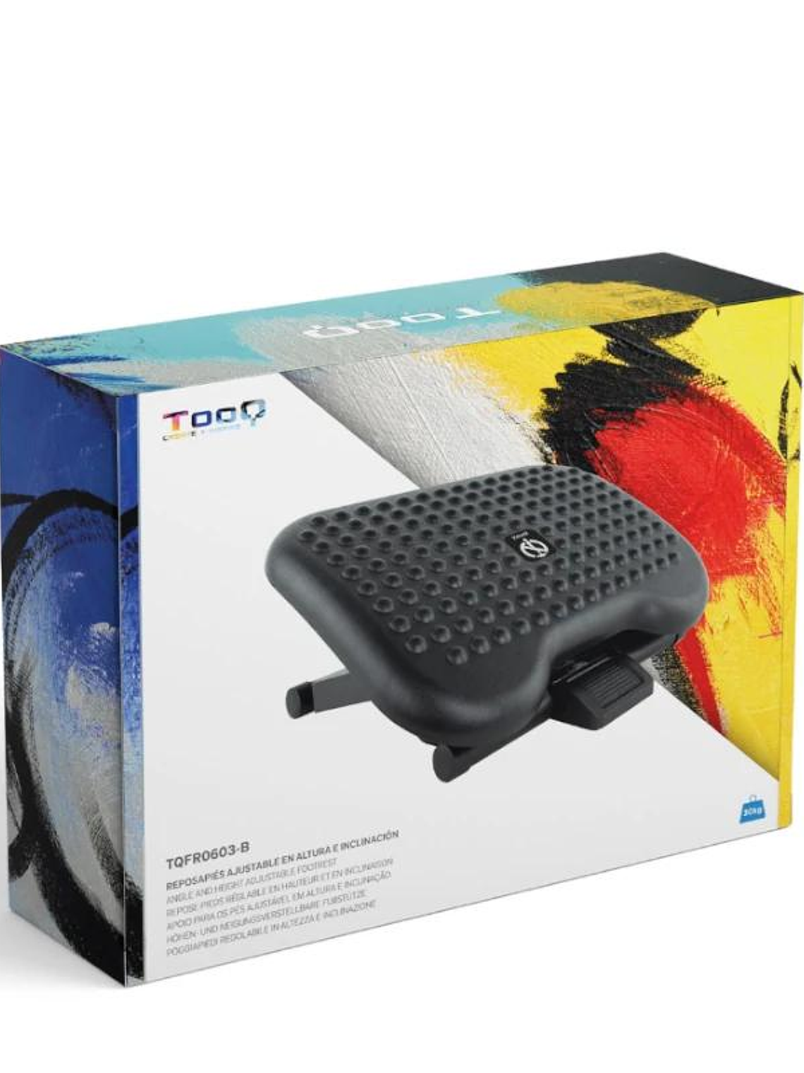 Tooq Reposapiés ajustable confort Negro 4