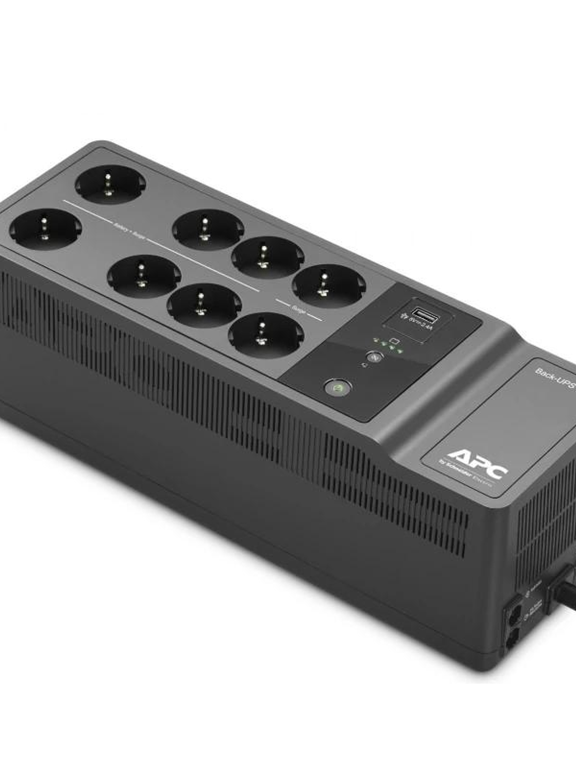 APC Back UPS 650VA/400W 8 tomas Schuko USB A+C 1