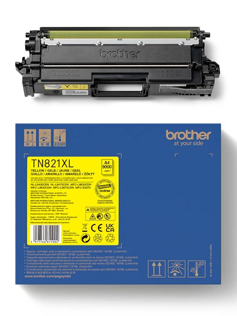 Brother Tóner TN821XLY Amarillo 3