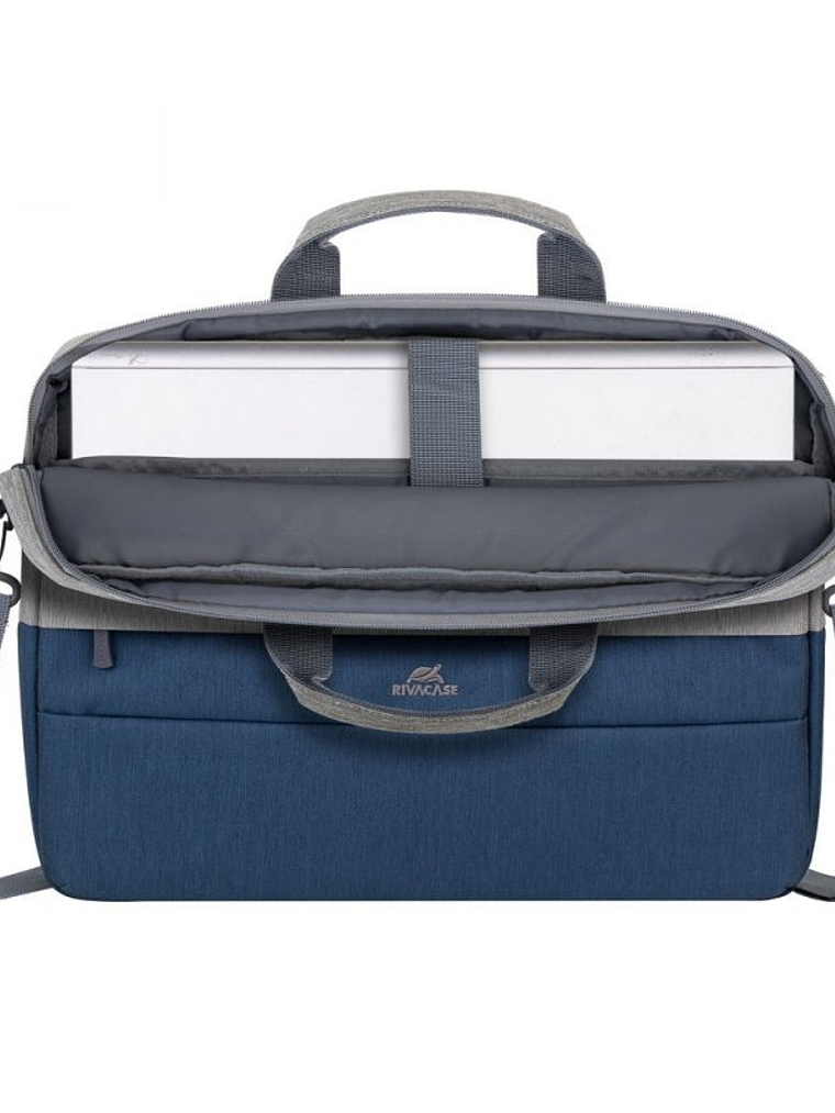 RIVACASE 7532 Grey/blue Prater Maletín 15,6