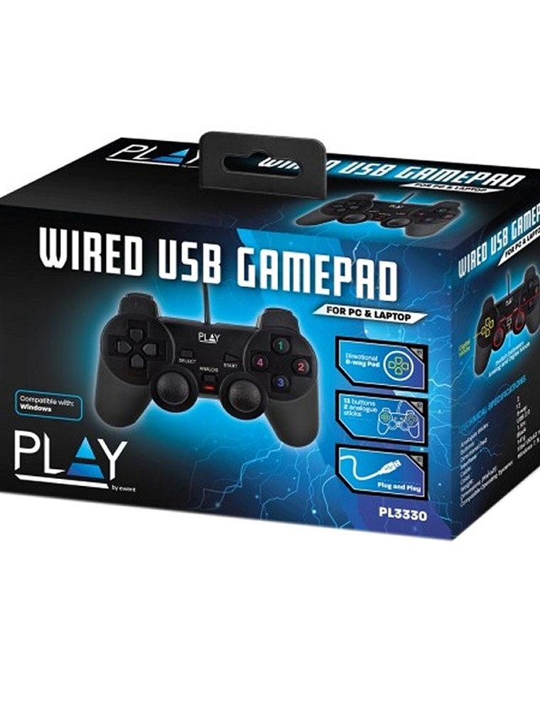 Ewent Mando Juego PC PL3330 USB 3