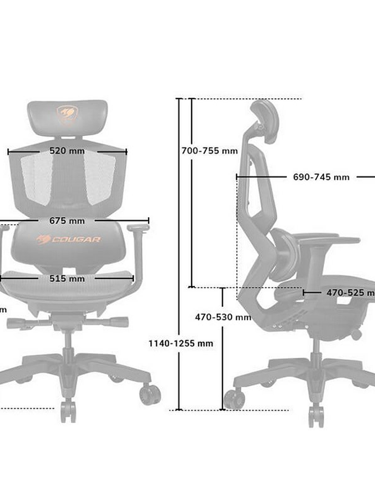 Cougar Silla Gaming Argo One Black 2
