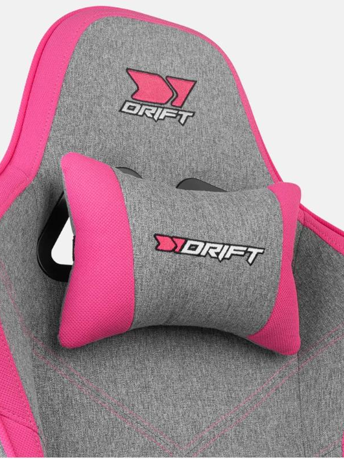 DRIFT Silla Gaming DR90 PRO Gris/Rosa 4