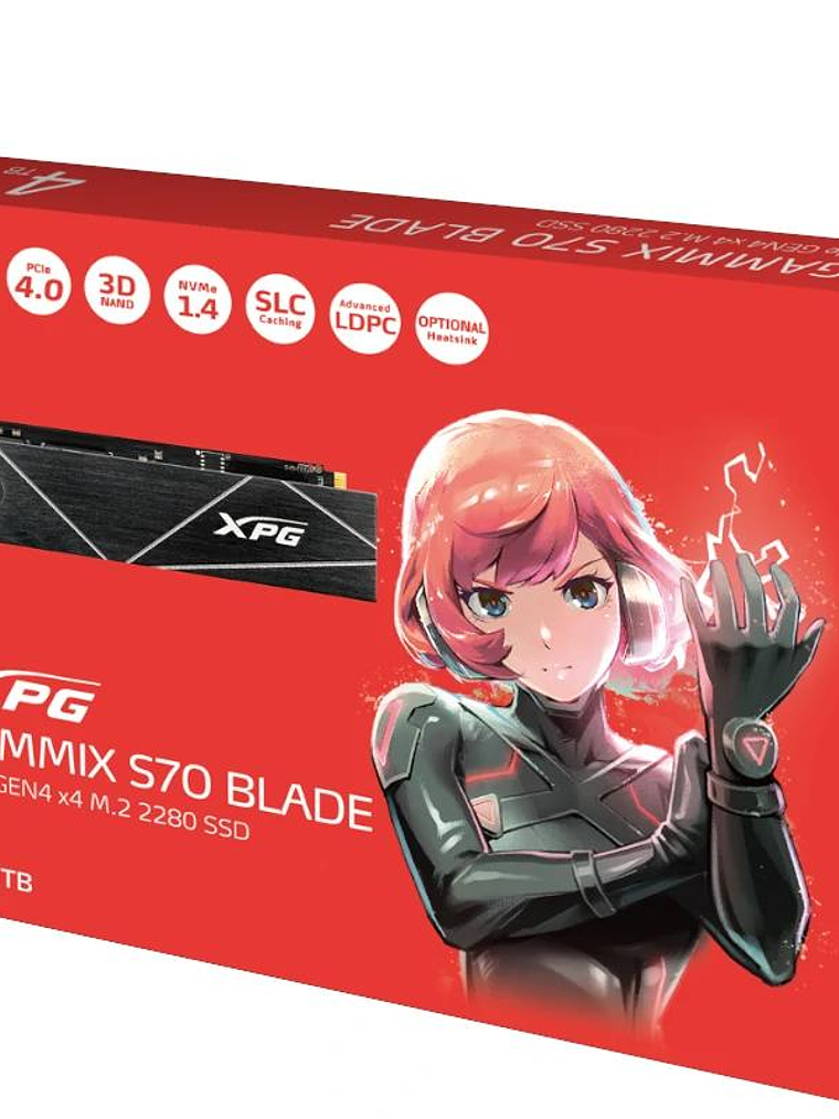 ADATA XPG SSD GAMMIX S70 BLADE 4TB PCIe 4.0 NVMe 2