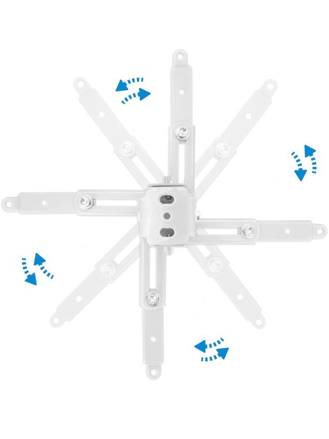 Tooq PJ2012T-W Soporte Proyector Techo Blanco 3