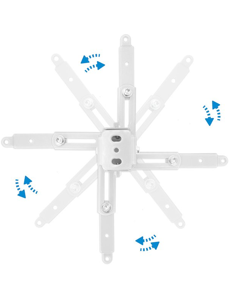 Tooq PJ2012T-W Soporte Proyector Techo Blanco 3