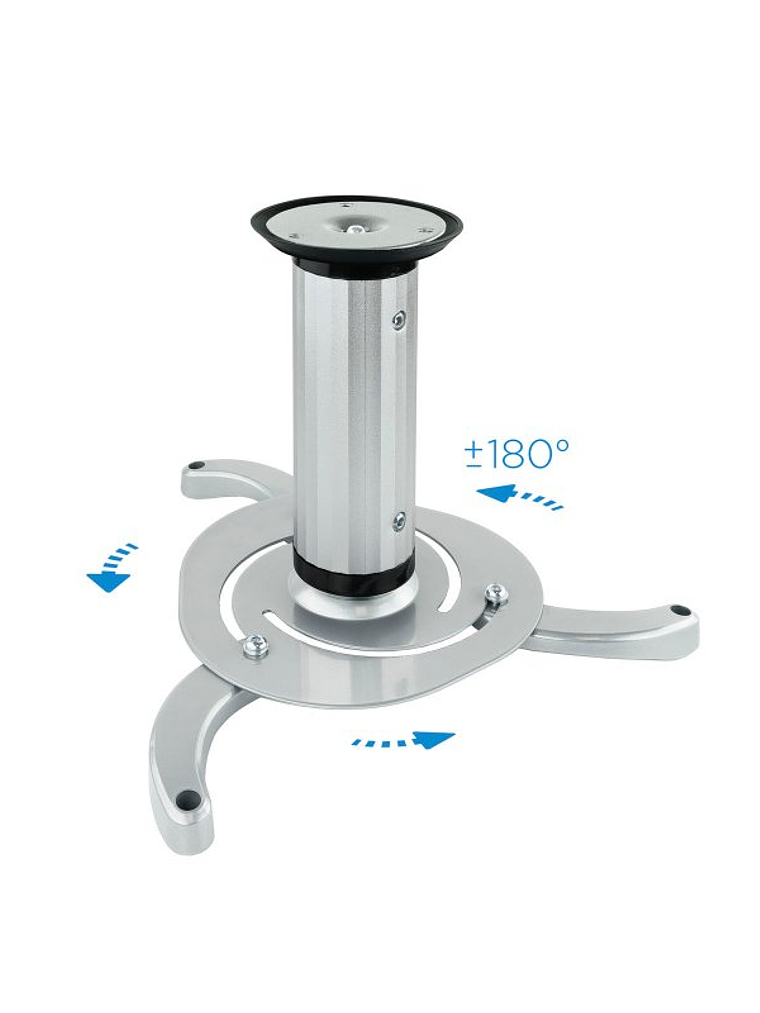 Tooq PJ1010TN-S Soporte Proyector Techo Plata 2
