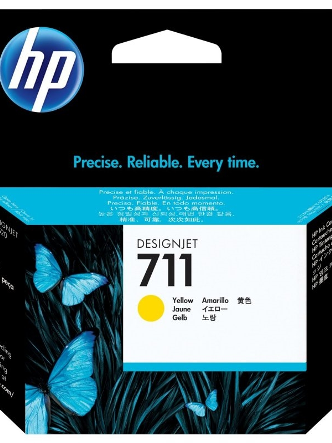 HP Cartucho 711  Amarillo 1