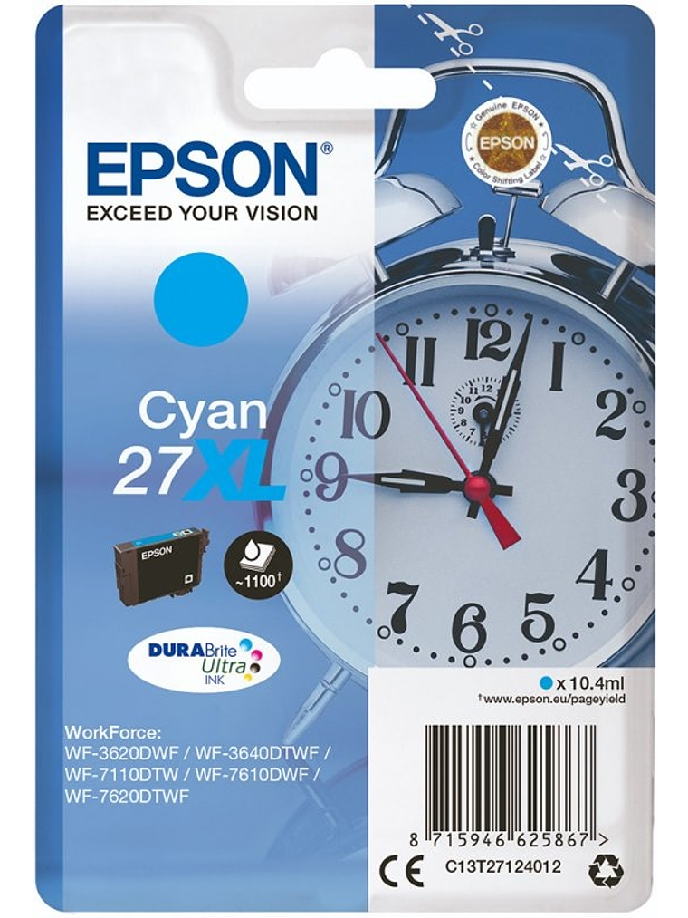 Epson Cartucho T2712XL Cyan 1