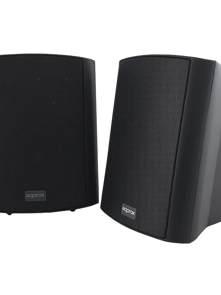 Approx Altavoces Pared Dig.2x30W kit de mont negro 2
