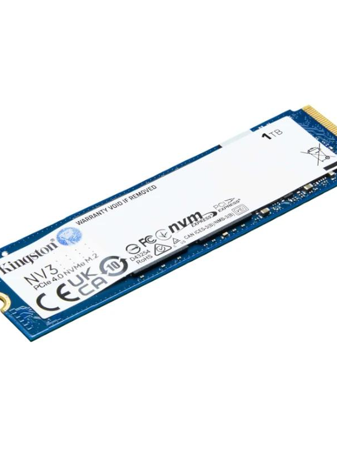 Kingston NV3 SSD 1TB PCIe NVMe Gen 4.0 3