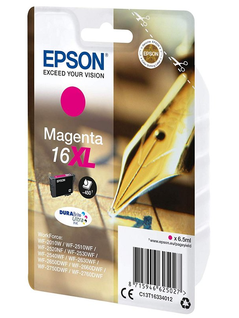 Epson Cartucho T1633XL Magenta 2