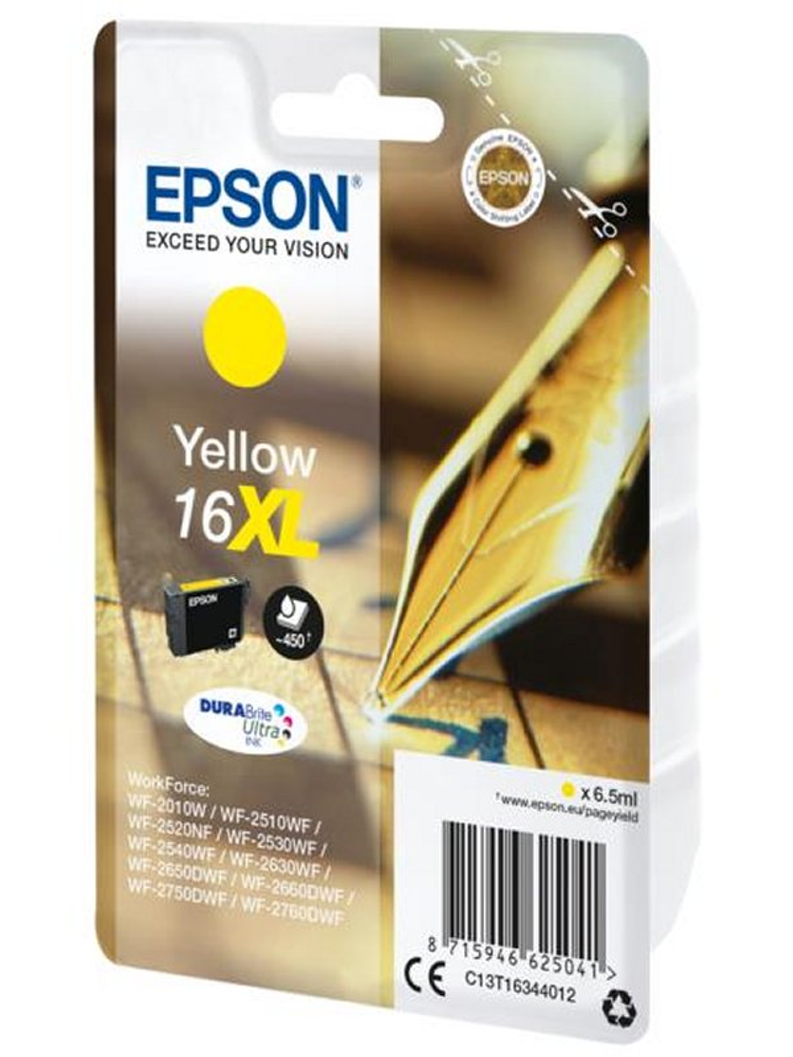 Epson Cartucho T1634XL Amarillo 2