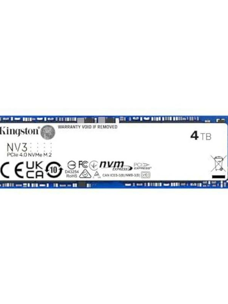 Kingston NV3 SSD 4TB PCIe NVMe Gen 4.0 1