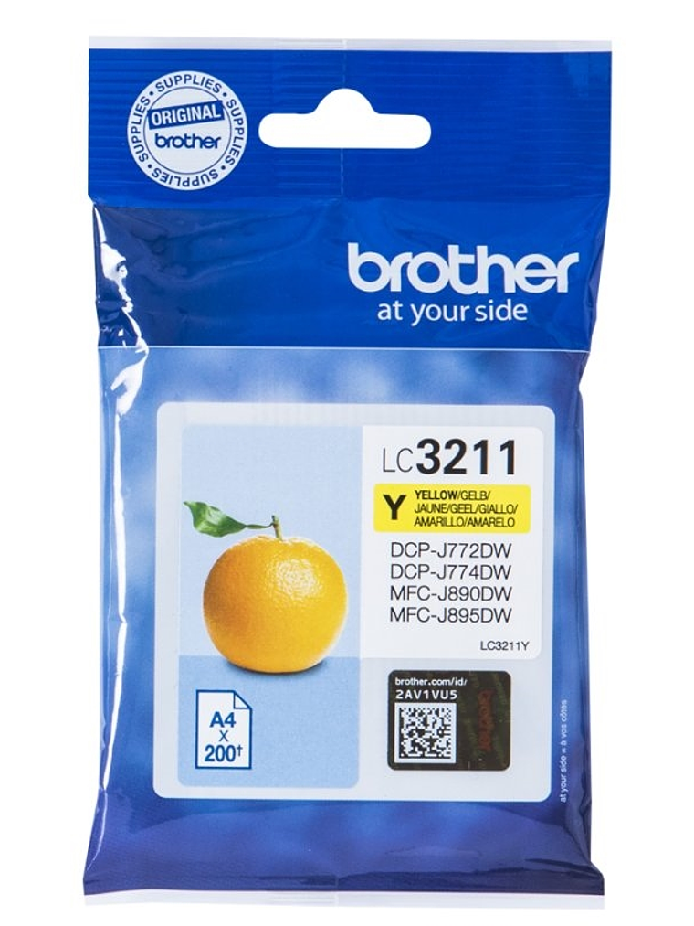 Brother Cartucho LC3211Y Amarillo 1