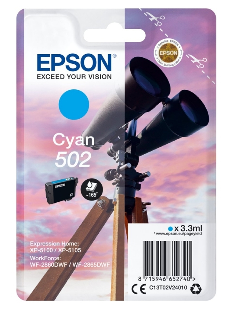 Epson Cartucho 502 Cyan 1