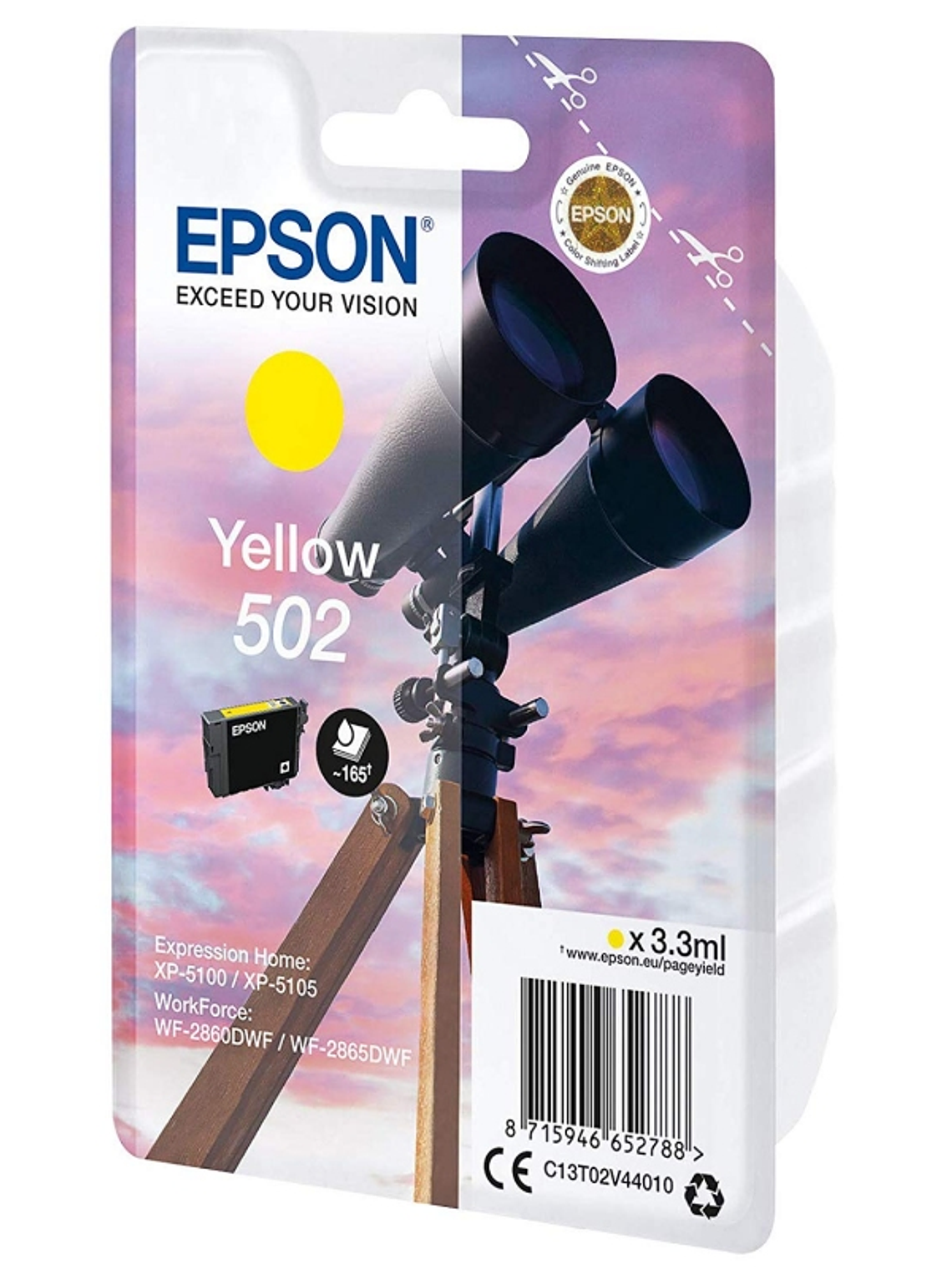 Epson Cartucho 502 Amarillo 2