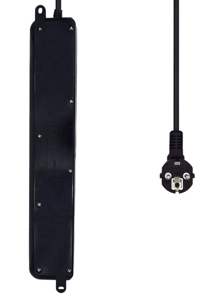 Ewent EW3924 Regleta 6 tomas con proteccion Negro 3