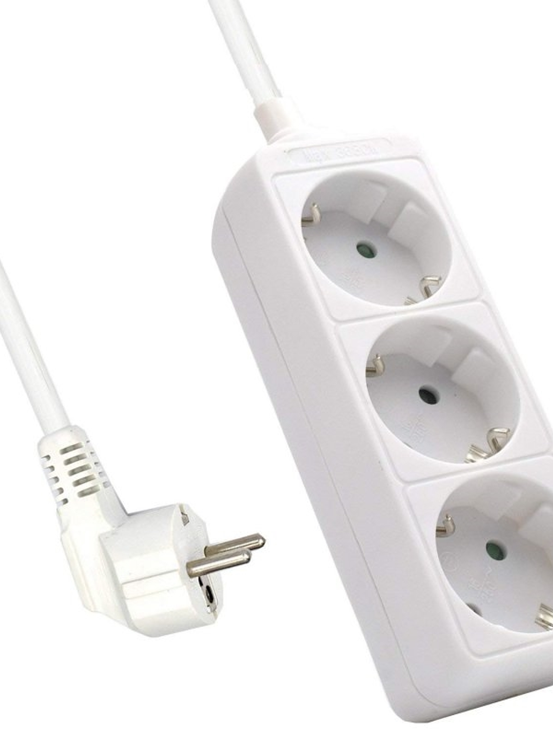 Ewent Ew3958 Regleta 3 tomas Blanco 1