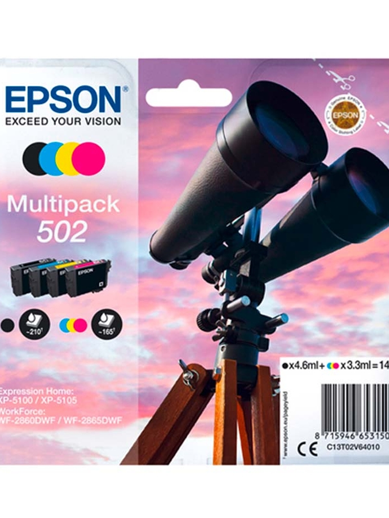 Epson Cartucho Multipack 502 1