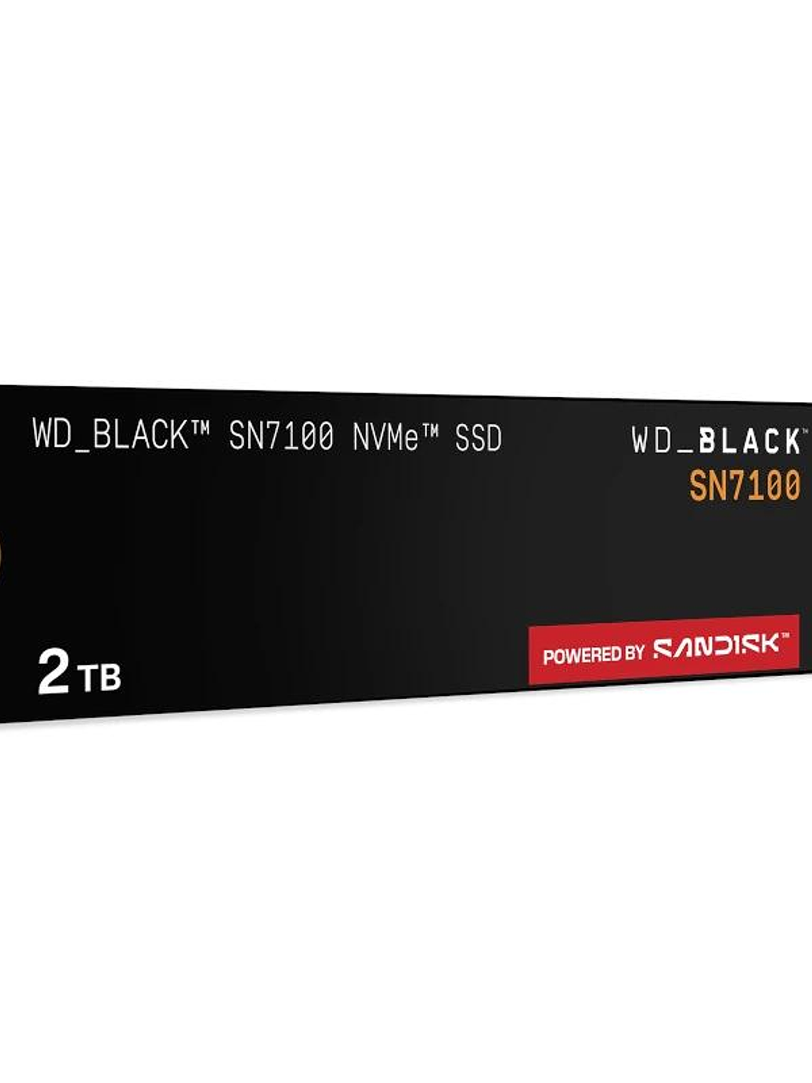 WD Black SN7100 SSD 2TB PCIe Gen4x4 7250MB-s 2