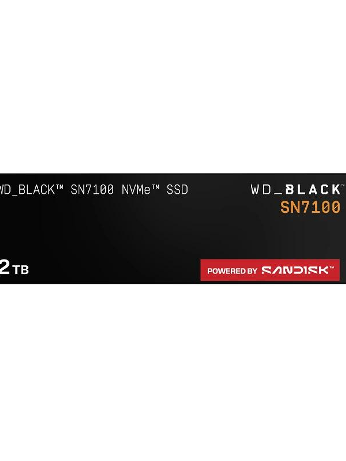 WD Black SN7100 SSD 2TB PCIe Gen4x4 7250MB-s 3