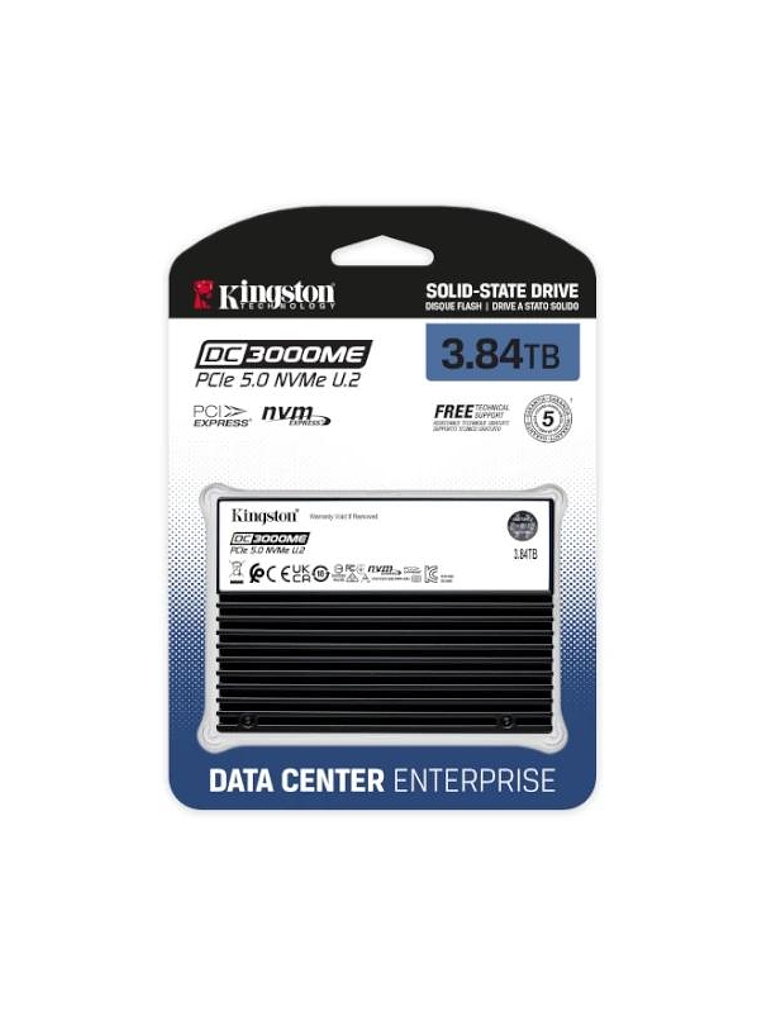 Kingston SSD DC3000ME 3.84TB NVMe PCIe 5.0 U.2 1