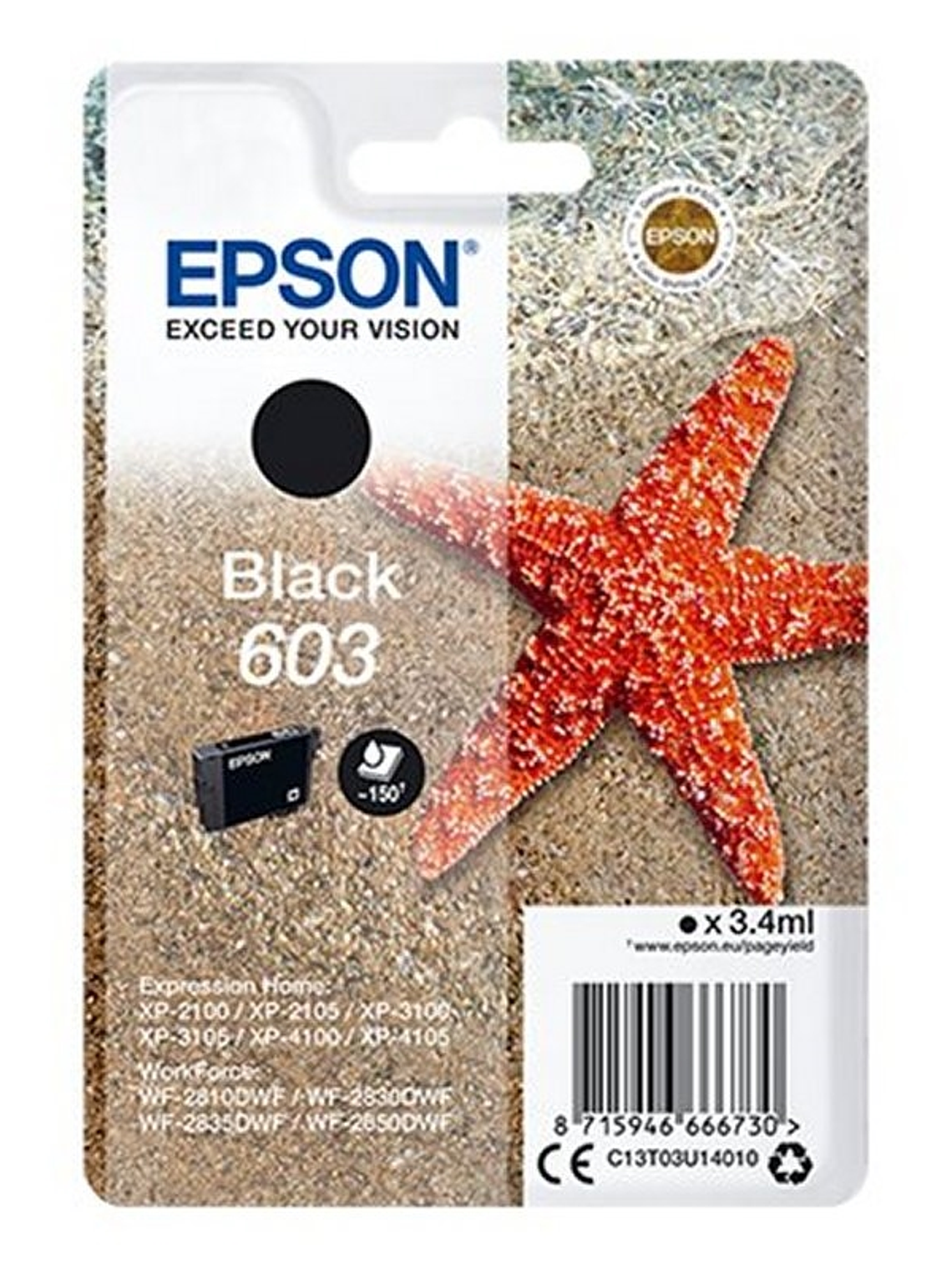Epson Cartucho 603 Negro 1