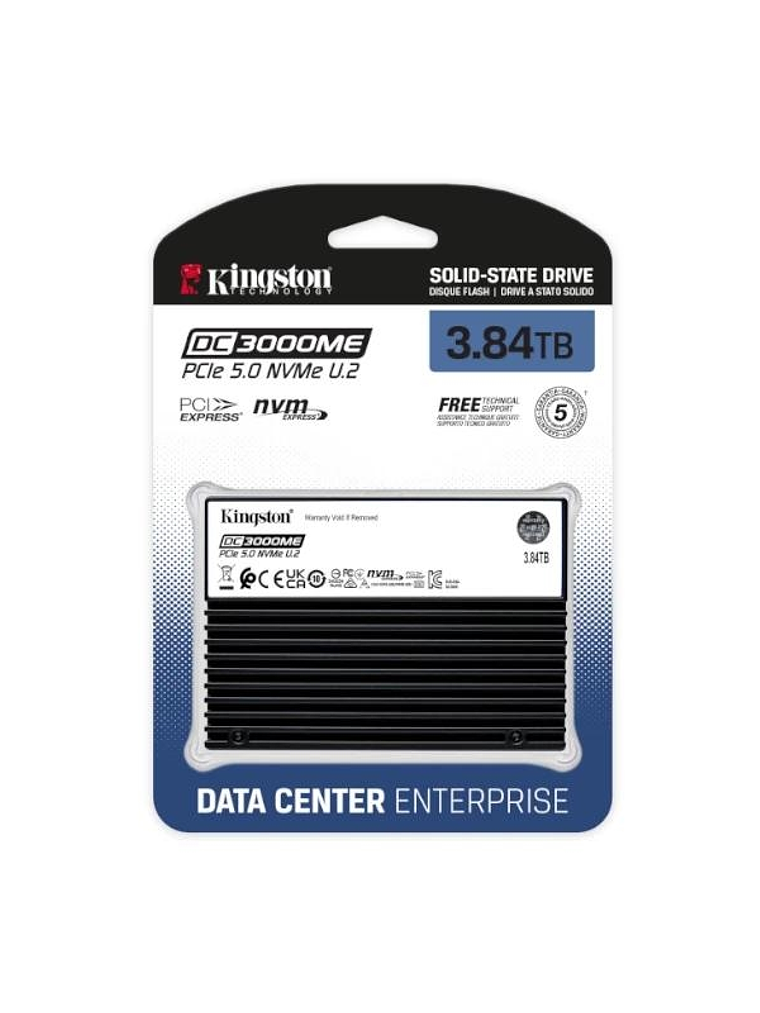Kingston SSD DC3000ME 7.68TB NVMe PCIe 5.0 U.2 1