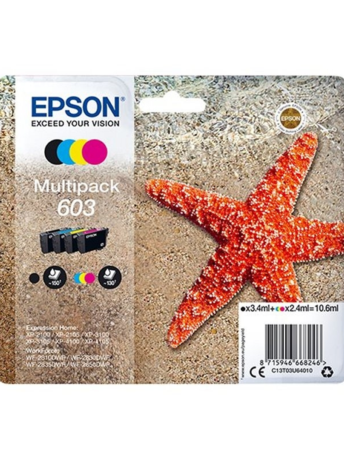 Epson Cartucho Multipack 603 4 Colores 1