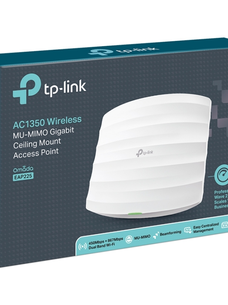 TP-LINK EAP225 Punto Acceso AC1350 Dual Band PoE 2