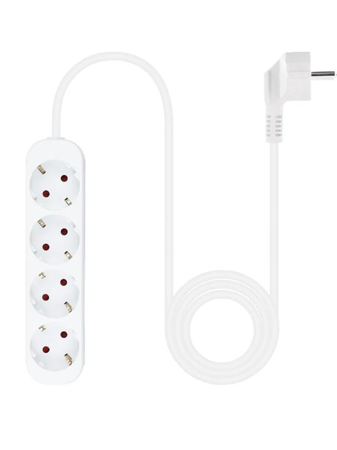 Nanocable Regleta de Enchufes 4 Tomas 1.4 m Blanco 3