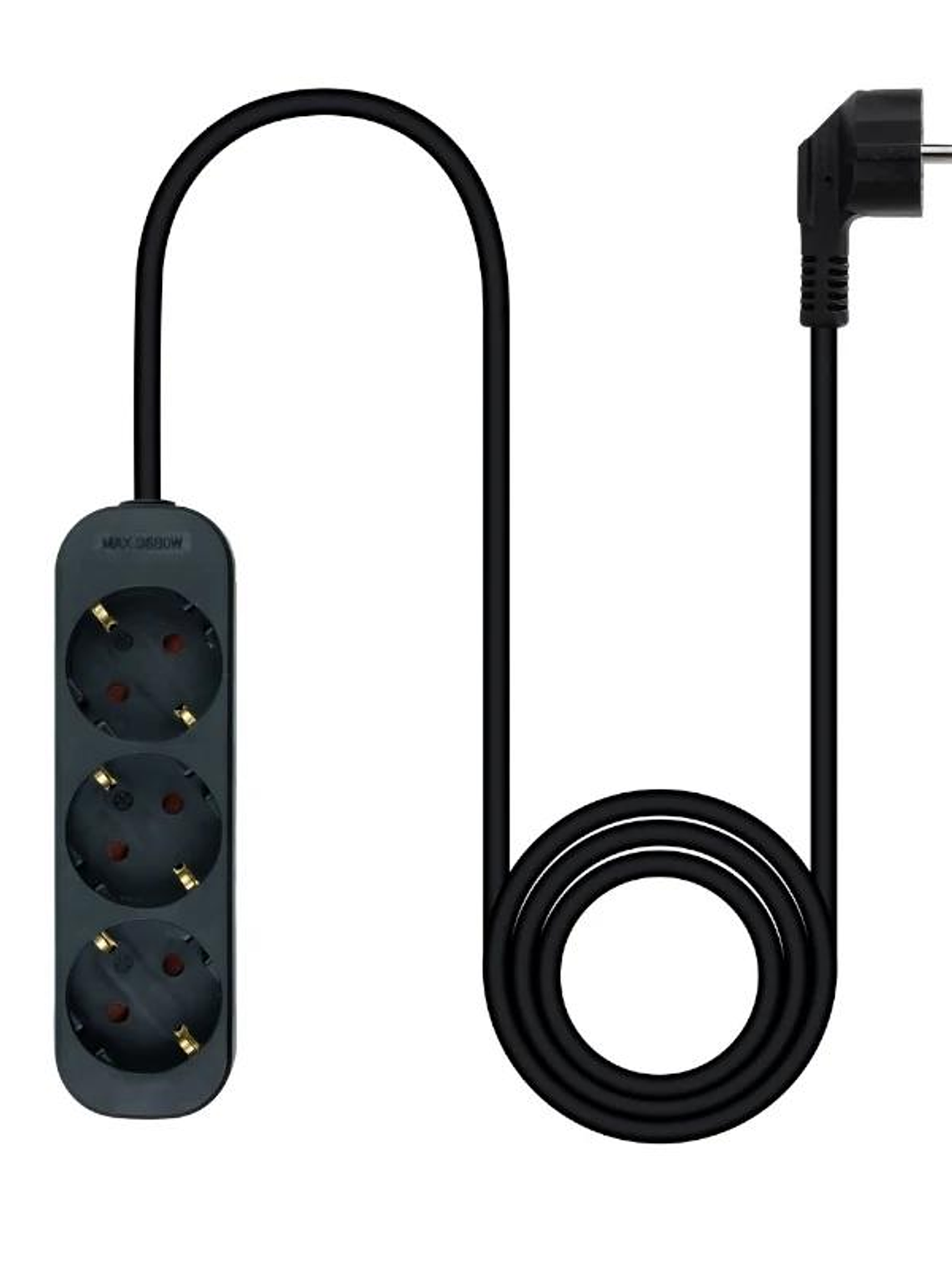 Nanocable Regleta de Enchufes 4 Tomas 1.4 m Negro 3