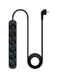 Nanocable Regleta de Enchufes 6 Tomas 1.4 m Negro - Miniatura 3